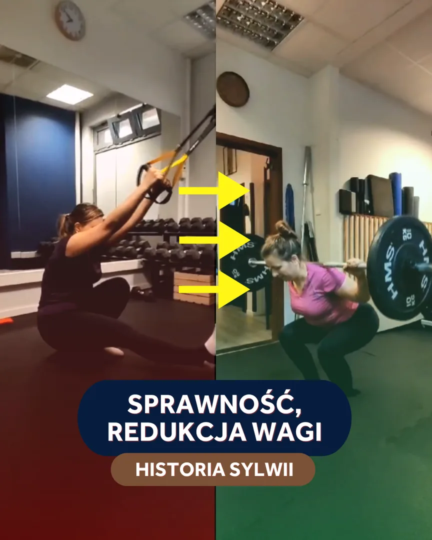 Sylwia - większa siła i sprawność po miesiącu treningów